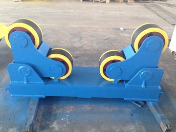 Conventional 40ton Pipe Welding Rotator Turning Rolls For Tank 3kw With PU Wheels